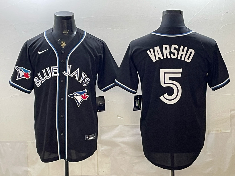 Men 2026 Toronto Blue Jays #5 Varsho black Game Nike MLB Jersey 0526002